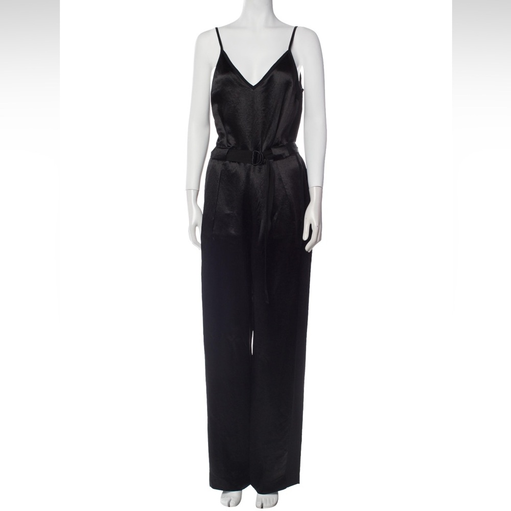 Like New Rag & Bone V-Neck Belted Jumpsuit